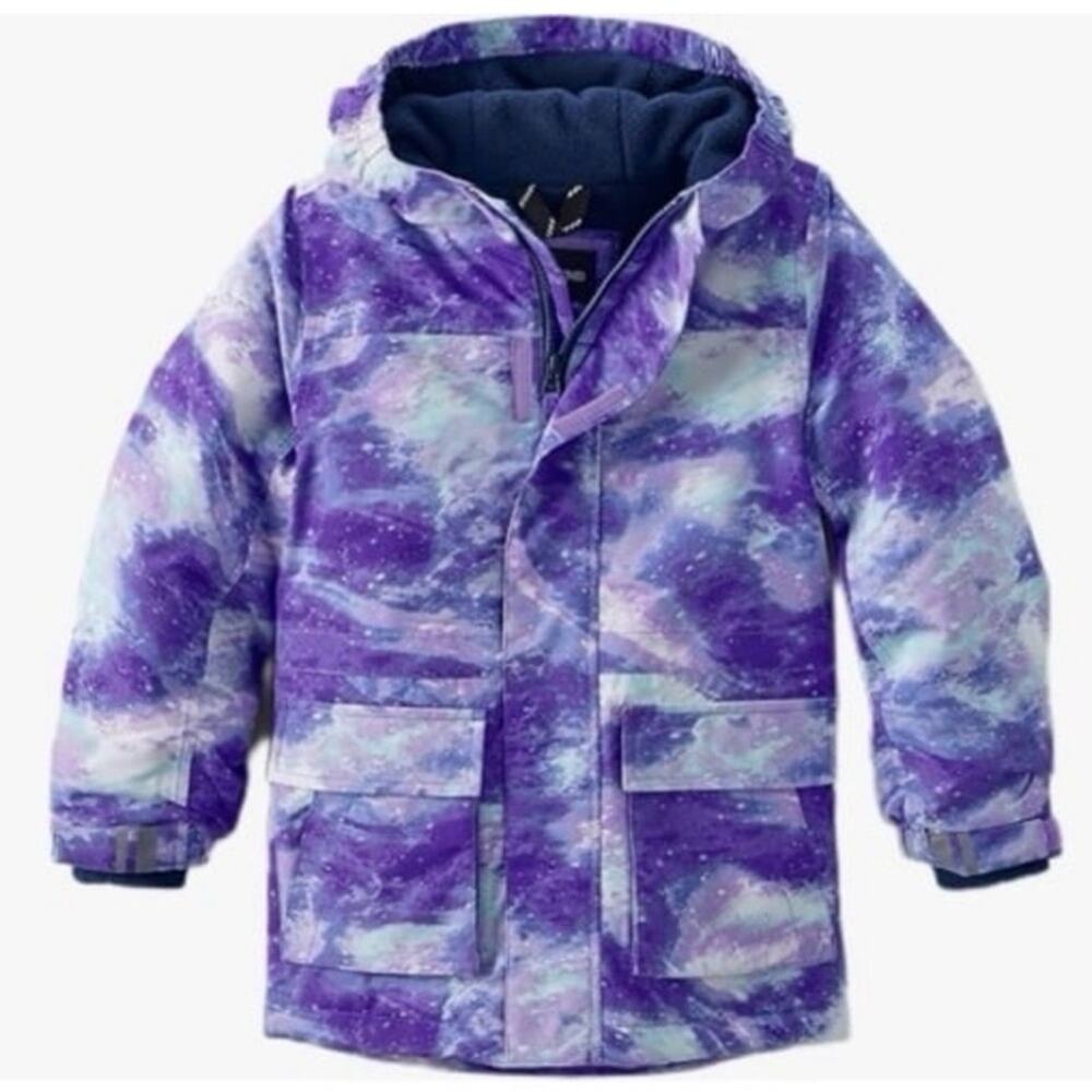 Land’s End Squal Girl’s Cold Weather Winter Coat Jacket Grow-a-Long Size 2-3